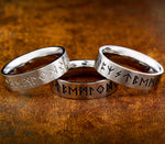 Futhark Runes Ring Collection