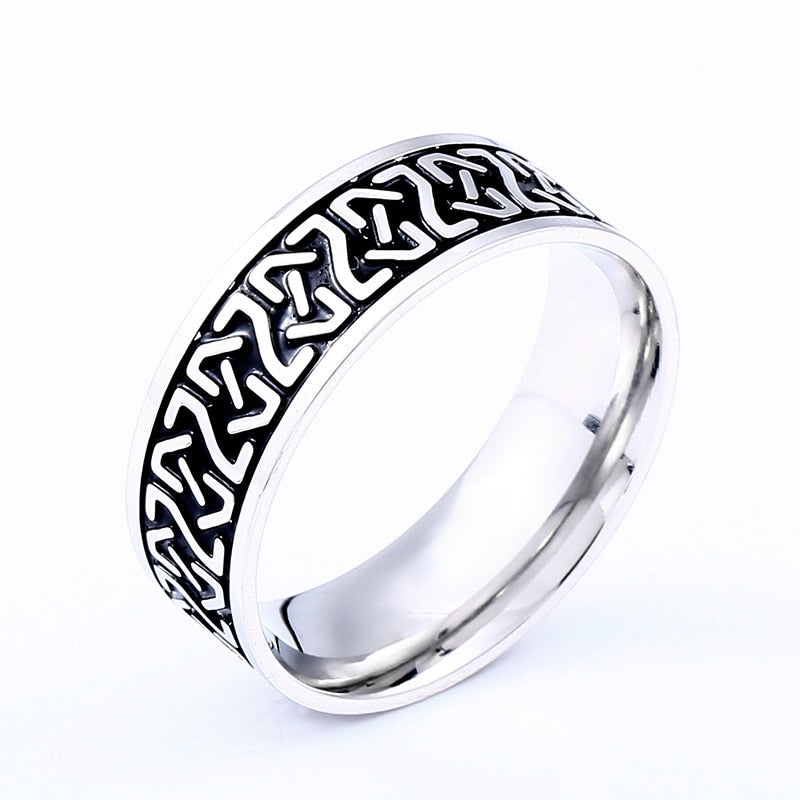 Viking Style Runes Ring