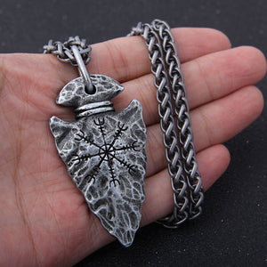 Helm of Awe Spearhead Necklace