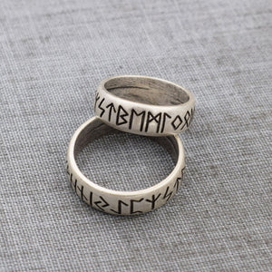 Futhark Runes Ring