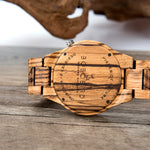 Viking Helm of Awe Wooden Watch