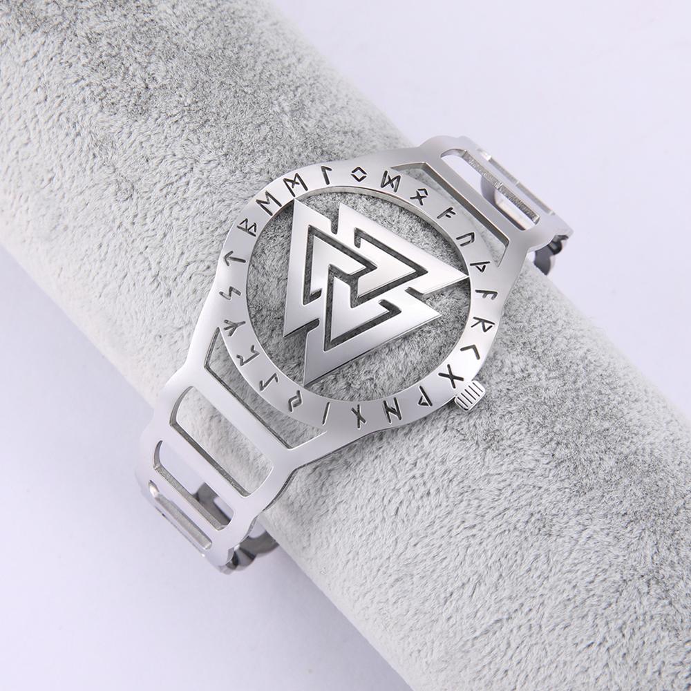 Runes Valknut Watch Bracelet