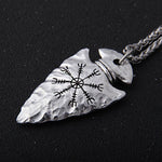 Helm of Awe Spearhead Necklace