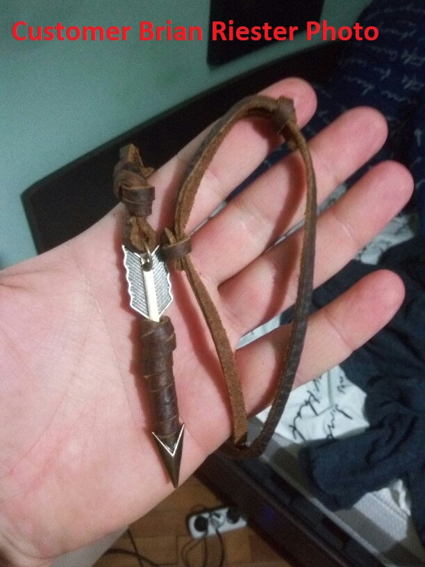 Viking Arrow Talisman Necklace