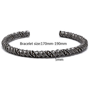 Viking Woven Steel Bracelet