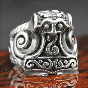 Black Mjolnir Ring