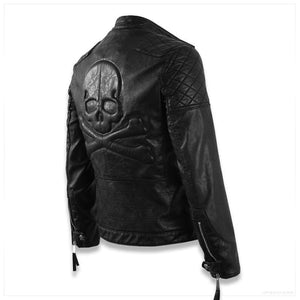 Men's Skull & Crossbones Leather Jacket
