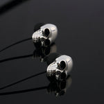 Metal Skull Design Earphones