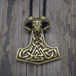 Goat - Valknut Mjolnir Necklace