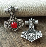 Thor & Wolf Mjolnir Necklace