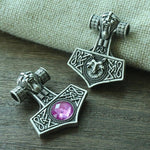 Thor & Wolf Mjolnir Necklace