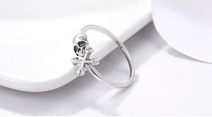 Elegant Skull & Bones Ring