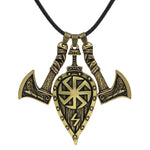 Shield & Axes Necklace