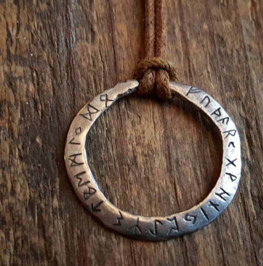 Futhark Runes Talisman Necklace