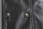 Men's Skull Buttons Winter Jacket