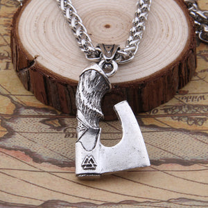 Massive Battle Axe Necklace