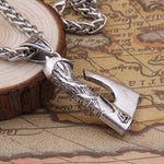 Massive Battle Axe Necklace