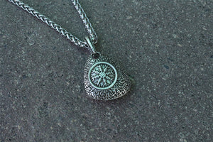 Helm of Awe Runestone Necklace