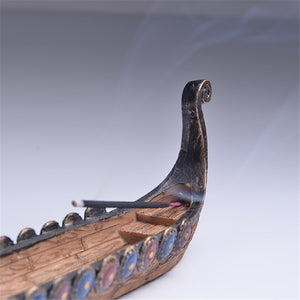 Viking Ship Incense Burner