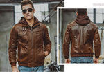 Men's Genuine Leather Winter Jacket